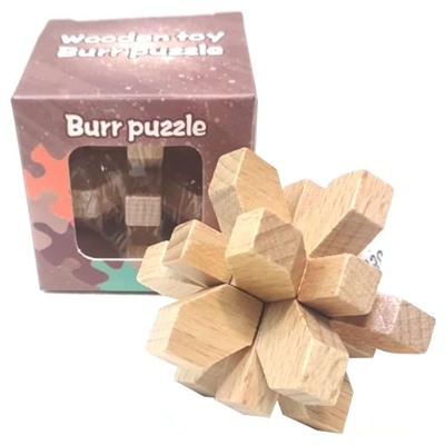 Головоломка Wooden puzzle 5х5х5см №10 дерево SH 397038