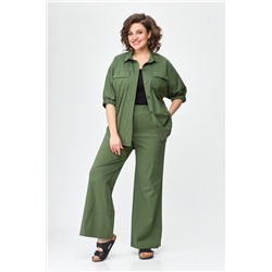 ANASTASIA MAK 1093 хаки, Брюки,  Блуза