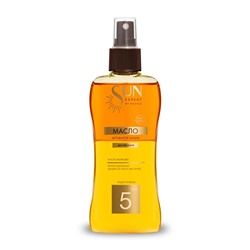 KRASSA SUN EXPERT Масло-активатор загара SPF- 5 Двухфазное 180мл