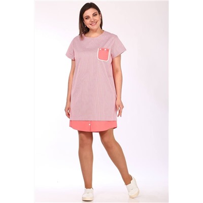 Lady Style Classic 1398/1 розовые_тона, Платье