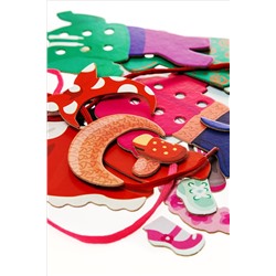 Шнуровки и липучки. «Наряди Милу» BABY TOYS