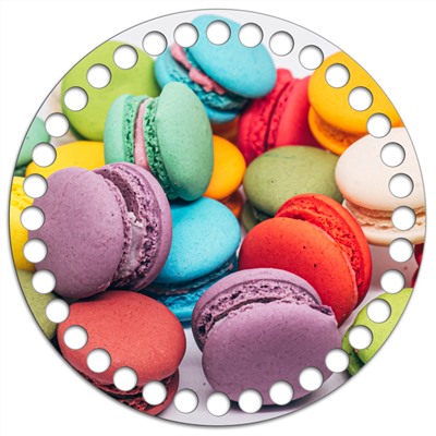 Круг 15 см. Macarons