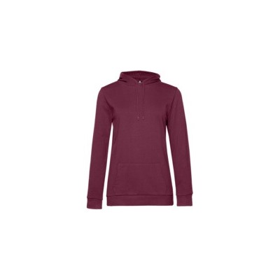 Толстовка с капюшоном женская Hoodie, бордовая
