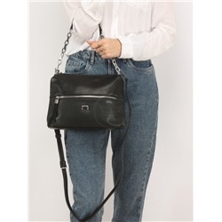 Сумка женская искусственная кожа VSH-V-0081,  1отд+карм/перег,  плечевой ремень,  черный 250036
