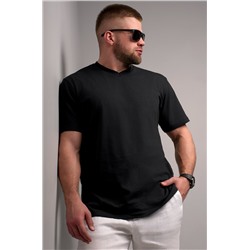 Мужская футболка больших размеров c V-вырезом Happyfox