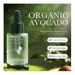 Увлажняющая сыворотка для лица с экстрактом Авокадо SADOER The Organic Avocado Anti-Wrinkle Essence, 30 мл.