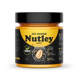Арахисовая паста Nutley Black хруст. Crunchy (170г)