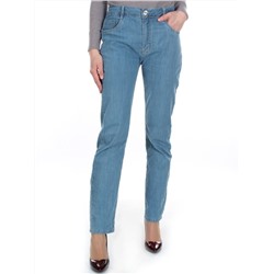 D1003 BLUE Джинсы женские DENIM (75% хлопок, 22% полиэстер 3% спандекс) размер W34