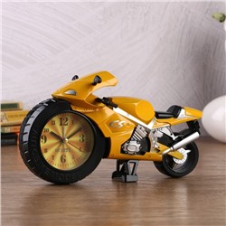 Будильник "Байк", часы на колесе, микс, 14х23 см