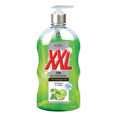 Гель для мытья посуды XXL Мелисса и лайм 650мл
