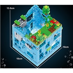 Конструктор Майнкрафт Сражение в пещере с лавой 503 дет. с LED подсветкой LB606, LB606