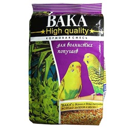 Корм ВАКА High Quality для волнистых попугаев 500г 54221АГ