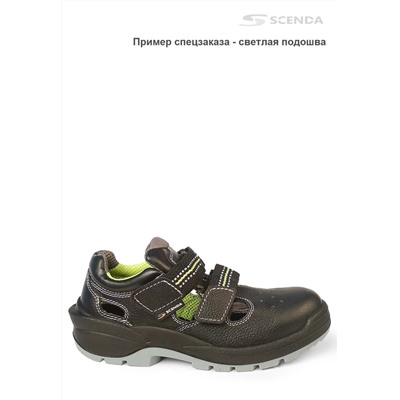 Полуботинки кожаные с перфорацией NEON  с композитным подноском