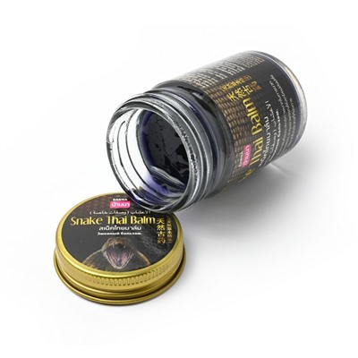 SNAKE THAI BALM, Banna (ЗМЕИНЫЙ тайский черный бальзам, Банна), 200 г.