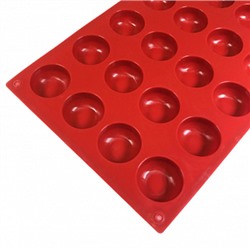 Форма силиконовая Помпонетка, 24 ячейки