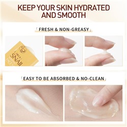 Ночная несмываемая маска для лица с муцином улитки LAIKOU Snail Sleeping Face Mask, 3 гр.