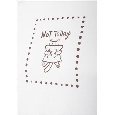 Футболка с принтом свободная эластичная из премиального хлопка