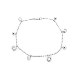 Браслет из серебра куб.циркон., ТФБ-10
