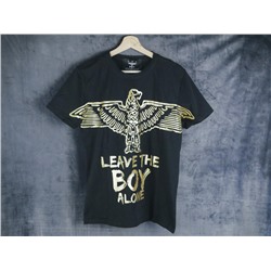 Футболка BOY LONDON black,with a golden eagle