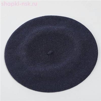 Берет Меланж фетр без отделки 11 Берет женский (56-58)