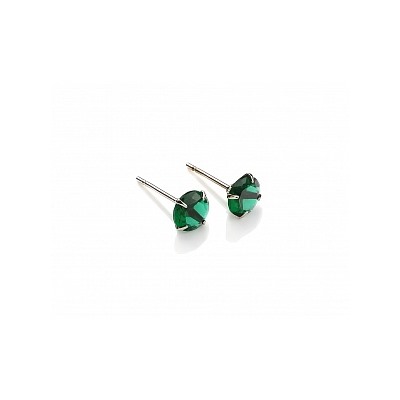 Серьги-гвоздики PR1469 -7 изумр