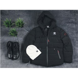 Пуховик Adidas черный