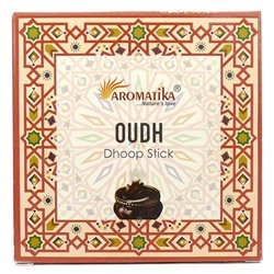Dhoop Sticks OUDH, Aromatika (Безосновные благовония УД, Ароматика), 100 г.