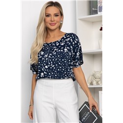 Блуза Маргоша (синяя) Б13814-16М