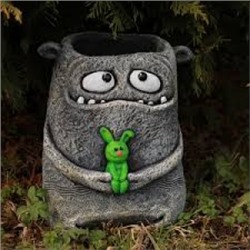 Фигурка Кашпо Добромонстрик Казюзя бетон Ф344
