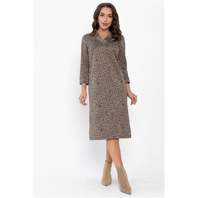 Платье Лаконичный стиль (капучино) П13751-19М