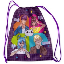 Сумка для сменной обуви 47х37 см 73650 "Anime" + петля для подвеса Centrum