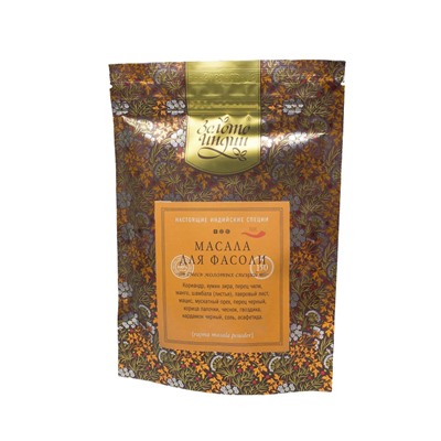 МАСАЛА ДЛЯ ФАСОЛИ смесь молотых специй (rajma masala powder), Золото Индии, 150 г.