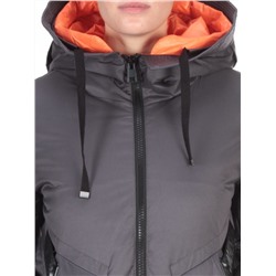 GWD21336P DARK GRAY Пальто зимнее женское PURELIFE (200 гр .холлофайбер) размеры 46-48-50-52-54