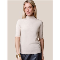 Джемпер тонкой вязки из хлопка с нейлоном