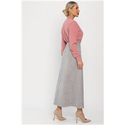 Юбка макси Алана (серая) Ю14255-6М