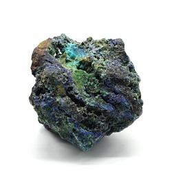 Коллекционный камень азурмалахит 75*78*54мм, 240г