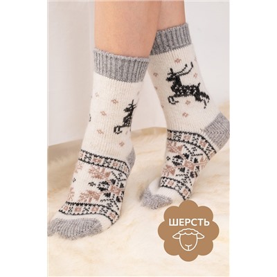 Женские шерстяные носки Happyfox
