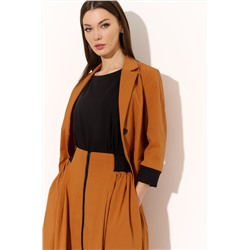 DiLiaFashion 0748 рыжий, Юбка,  Жакет