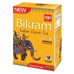 Indian Classic Tea BIG LEAF, Bikram (Индийский классический чай КРУПНОЛИСТОВОЙ, Бикрам), 250 г.