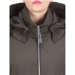 ZW-2306-C SWAMP COLOR Пальто демисезонное женское (100 гр. синтепон) BLACK LEOPARD размеры 46-48-50-52-54-56