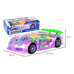 Машина Спорткар с шестерёнками (свет, звук) на 3d колесе 116, 116