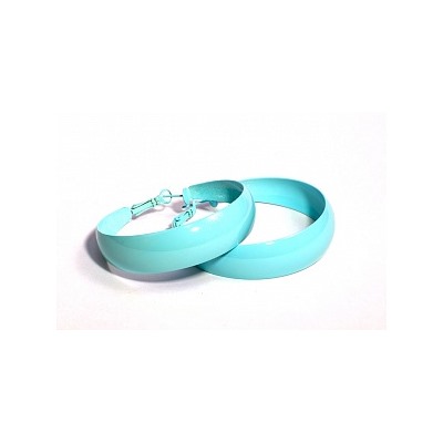 Серьги-кольца PR1033 бирюза
