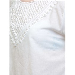 859 Футболка женская (65% хлопок, 35% полиэстер) размер свободный 46-48