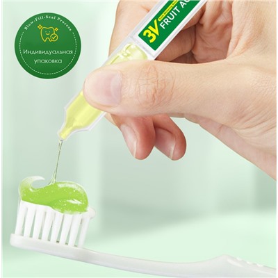 Эссенция для отбеливания зубов с фруктовыми кислотами и витаминами Sadoer, 10 ампул по 1,5 мл.