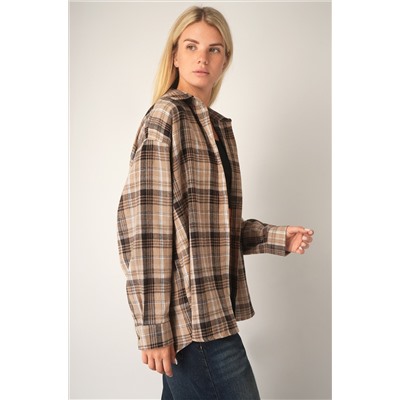 Рубашка женская в клетку Happyfox