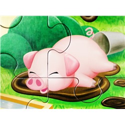 Пазл First Puzzle «Кто живет в деревне» (20 элементов) Baby Toys