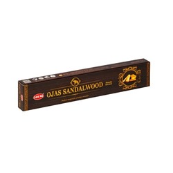 OJAS SANDALWOOD Masala Incense, Hem (ОДЖАС САНДАЛОВОЕ ДЕРЕВО масала благовония палочки, Хем), уп. 15 г.