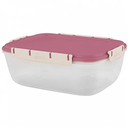 Контейнер для продуктов Sugar&Spice Barberry герметичный 1,8 л прямоугольный SE224710054 брусника