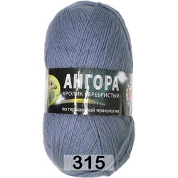 Пряжа Color City Angora Кролик серебристый