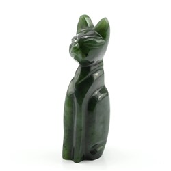 Кошка из нефрита 34*42*103мм, 189г